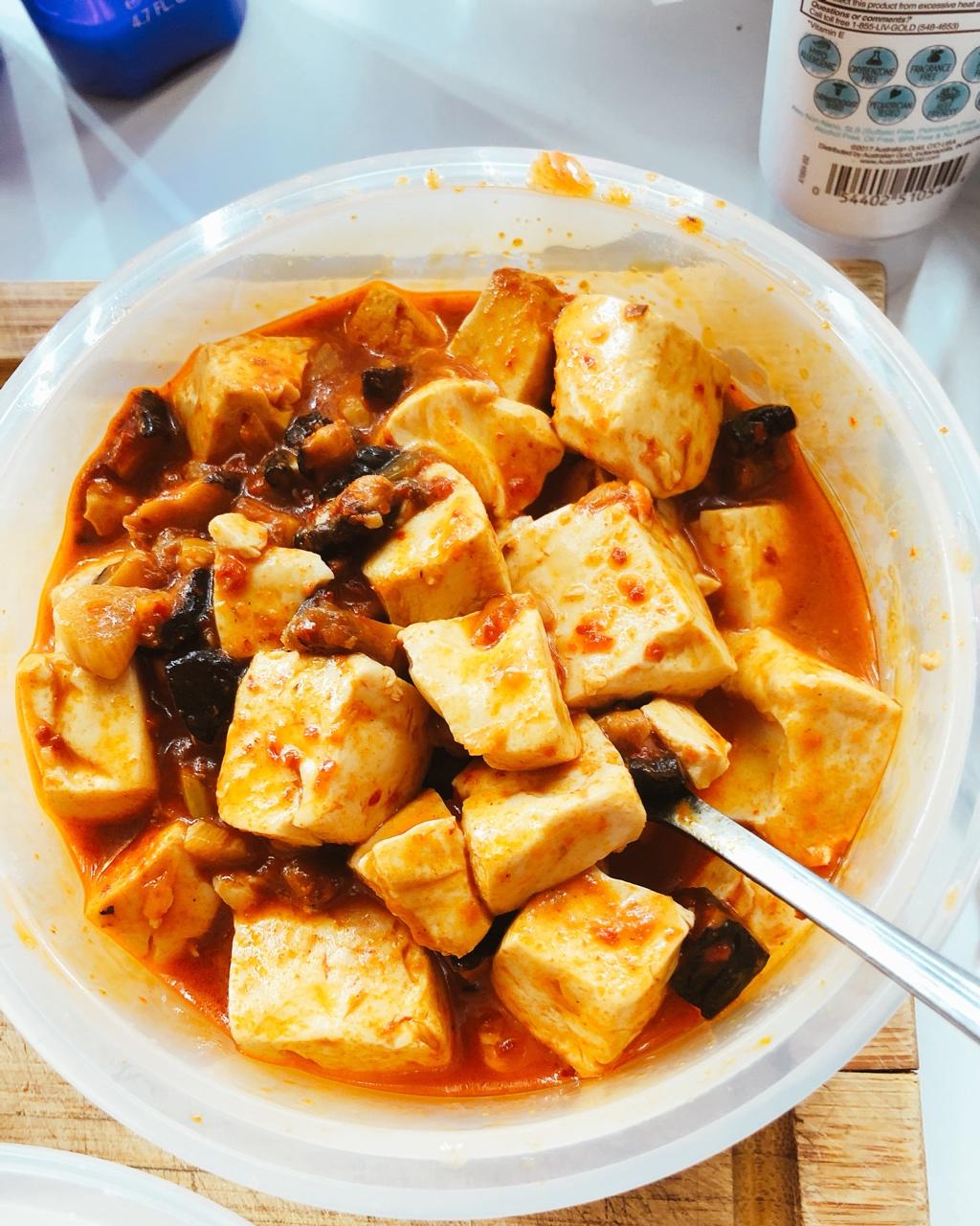 韩式辣酱肉末豆腐