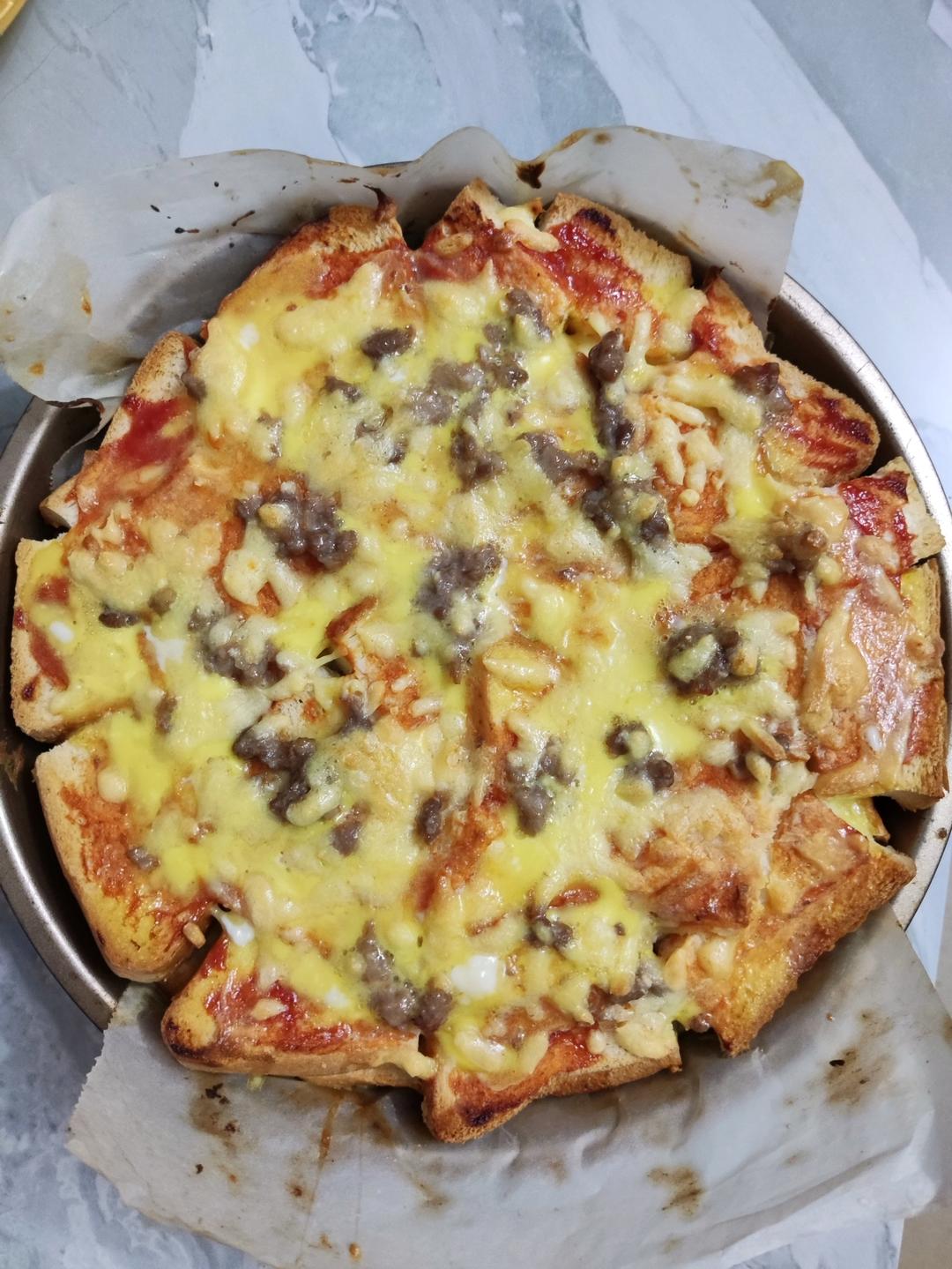 超简单土司披萨！家庭版Toast Pizza