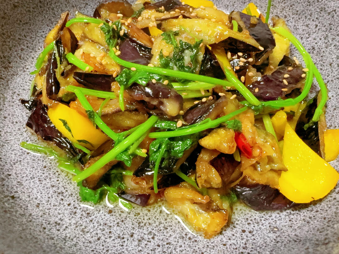 风味茄子酥脆不吸油的做法