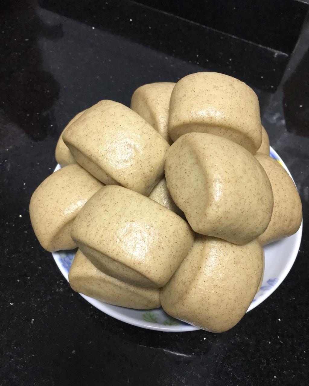 广式馒头（刀切，圆形。馒头。附视频。一次性发酵）