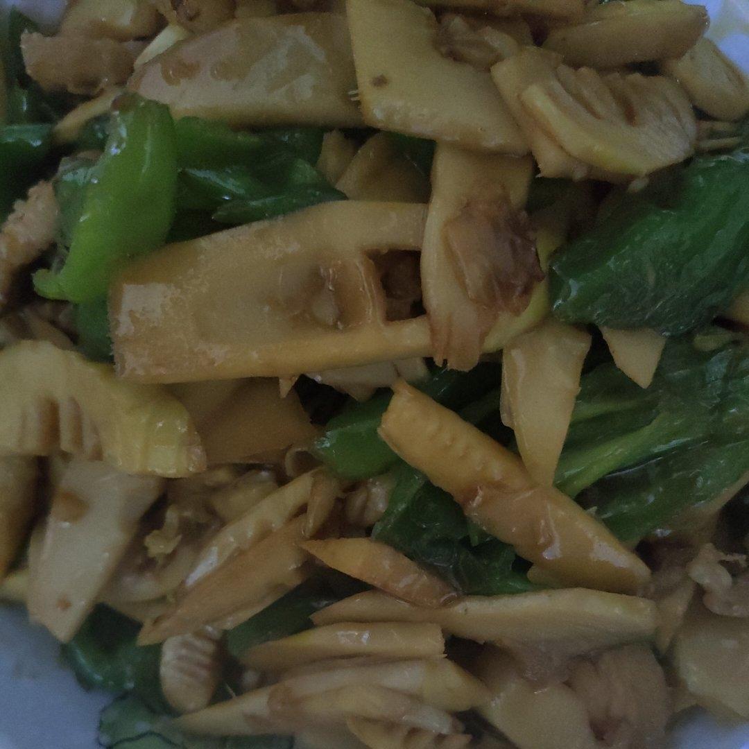 湖南名菜-糯米笋小炒肉