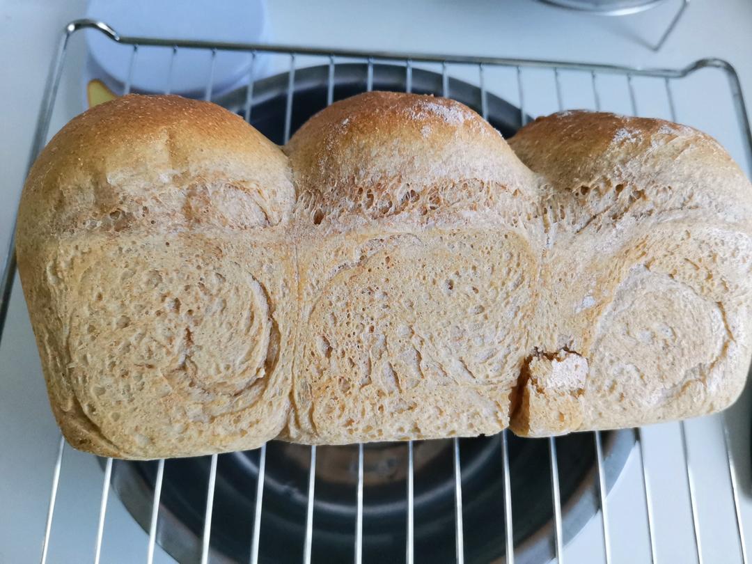 100%无油无糖全麦吐司（爆发力超强）