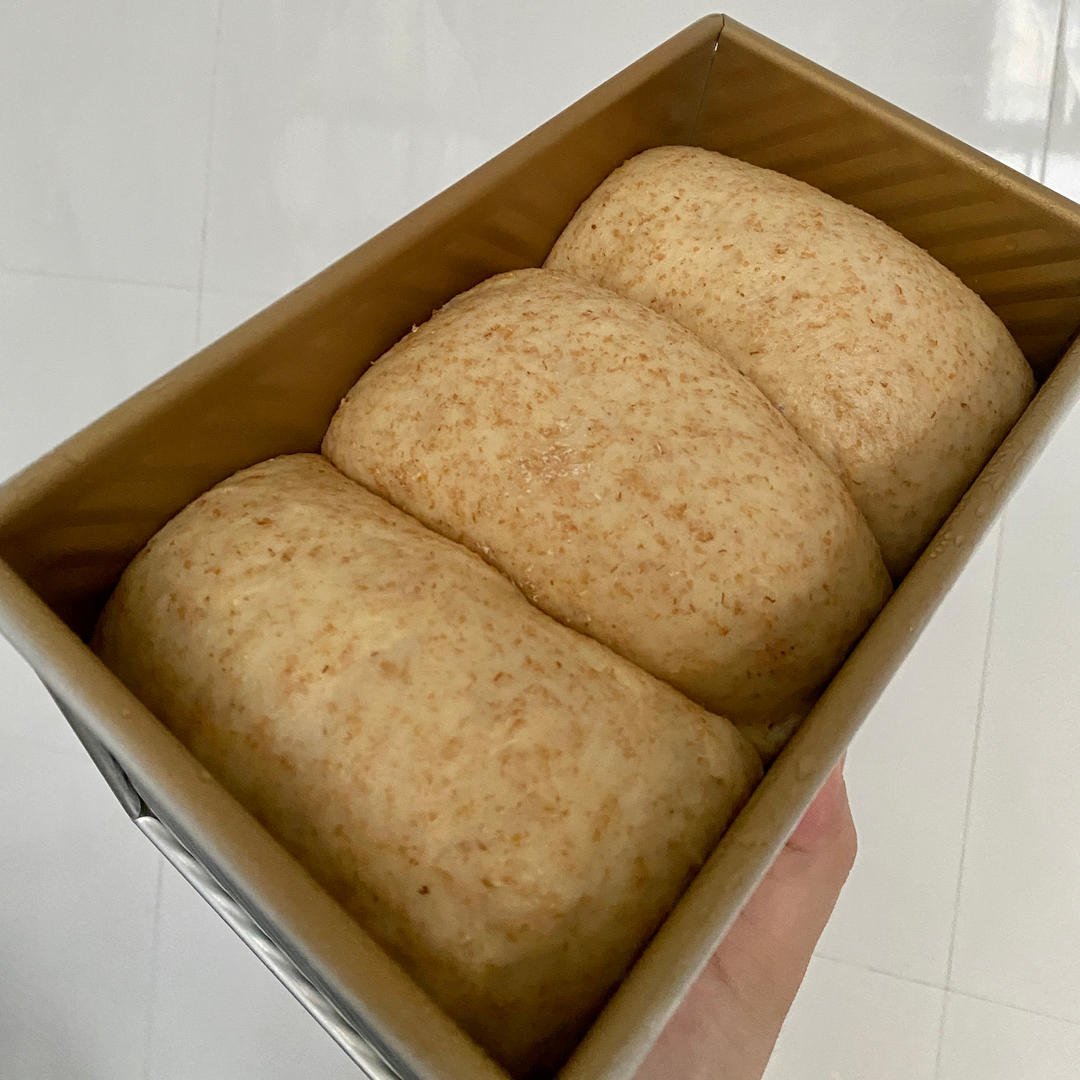 全家都爱吃的健康全麦吐司，新手也能做
