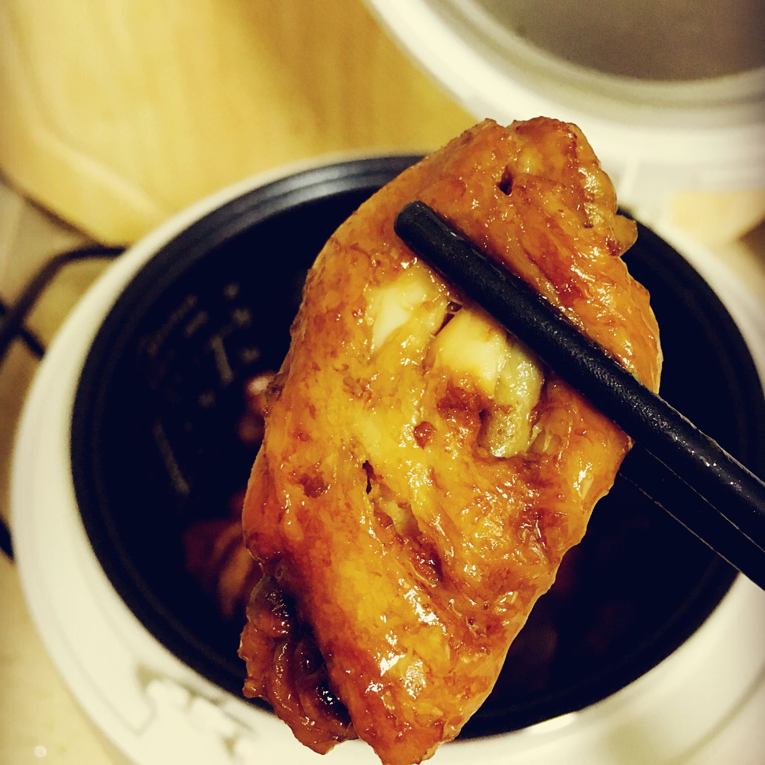 电饭锅版酱油鸡翅