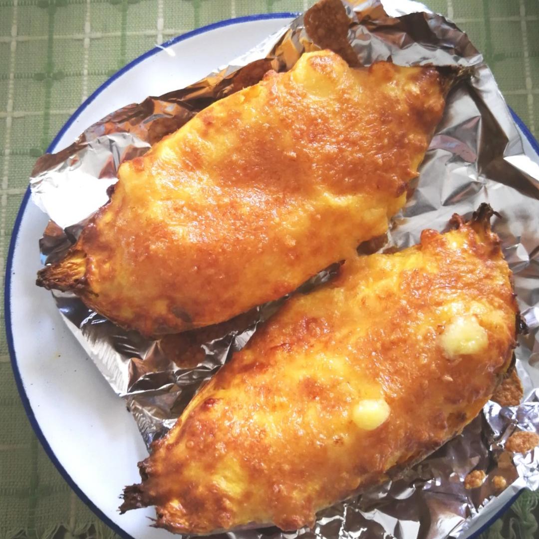 芝士奶油焗红薯