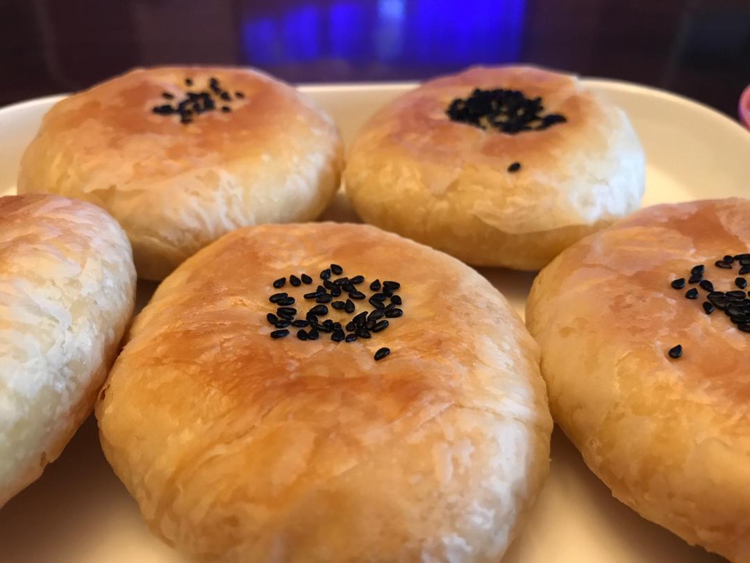 water-ok做的葱油月饼