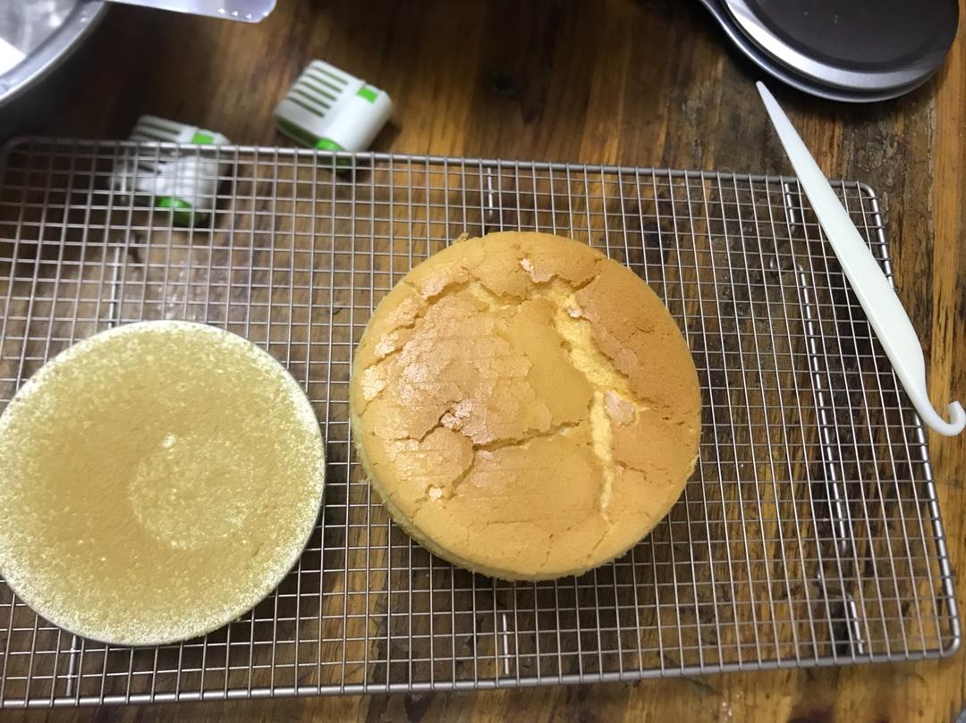 6寸原味戚风蛋糕