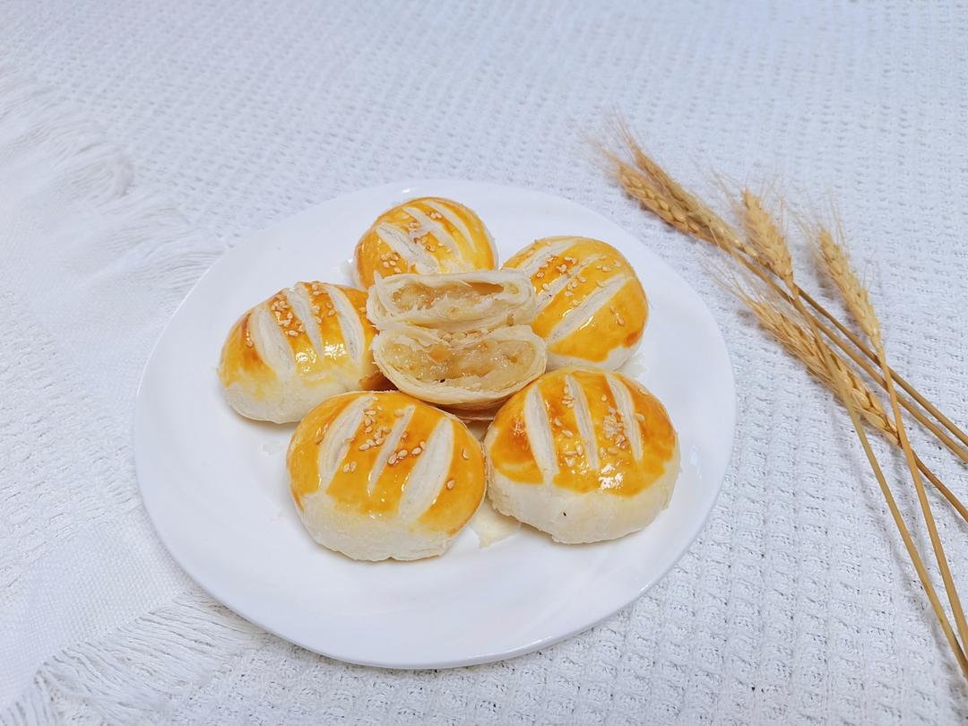糯米馅老婆饼