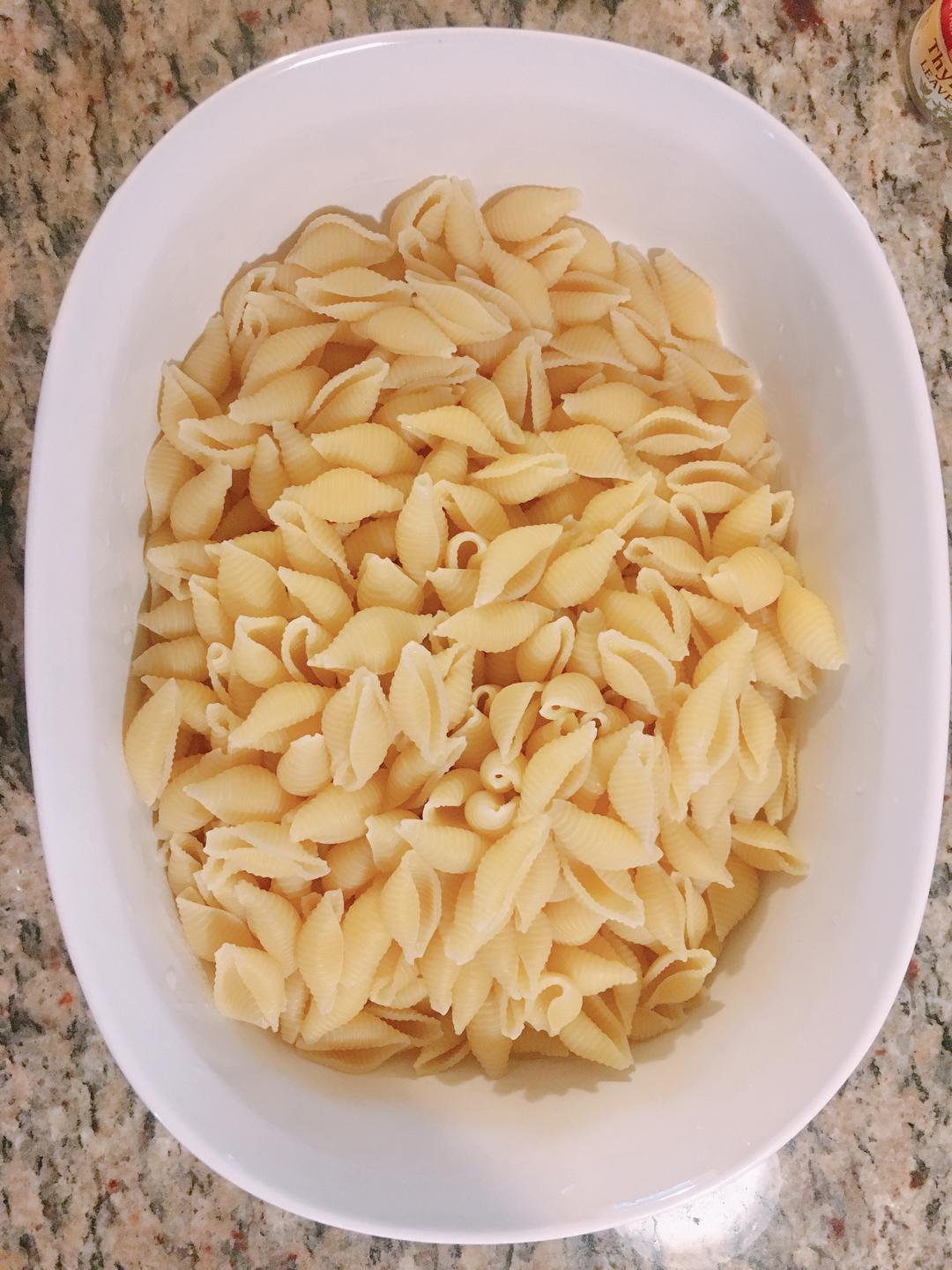 Costco烤鸡肉意大利面的做法步骤图 Heloiseluo 下厨房