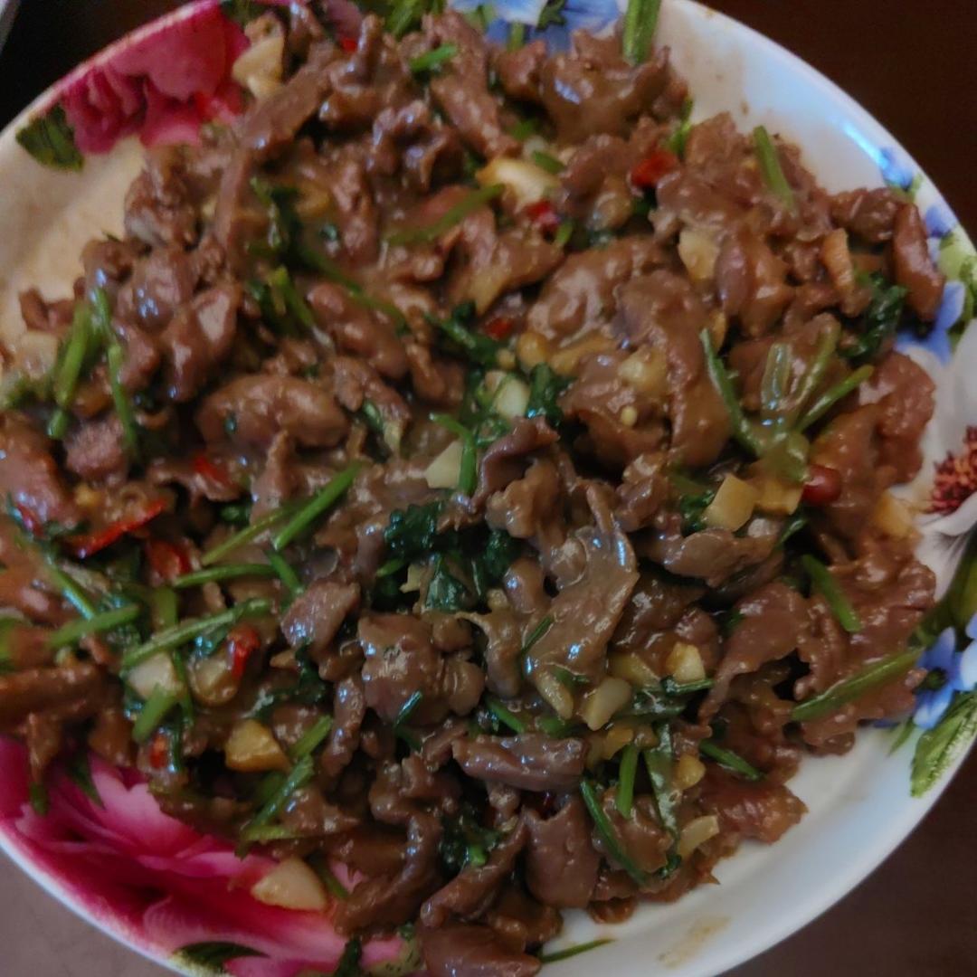小炒牛腱肉（超详细的做法）