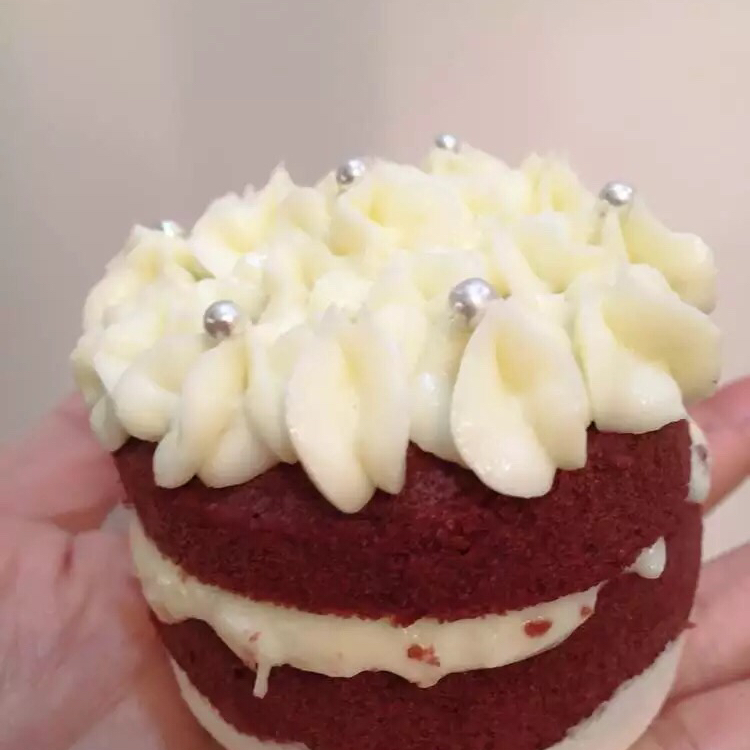 传统红丝绒杯子蛋糕（极软无泡打粉）Red velvet cupcake