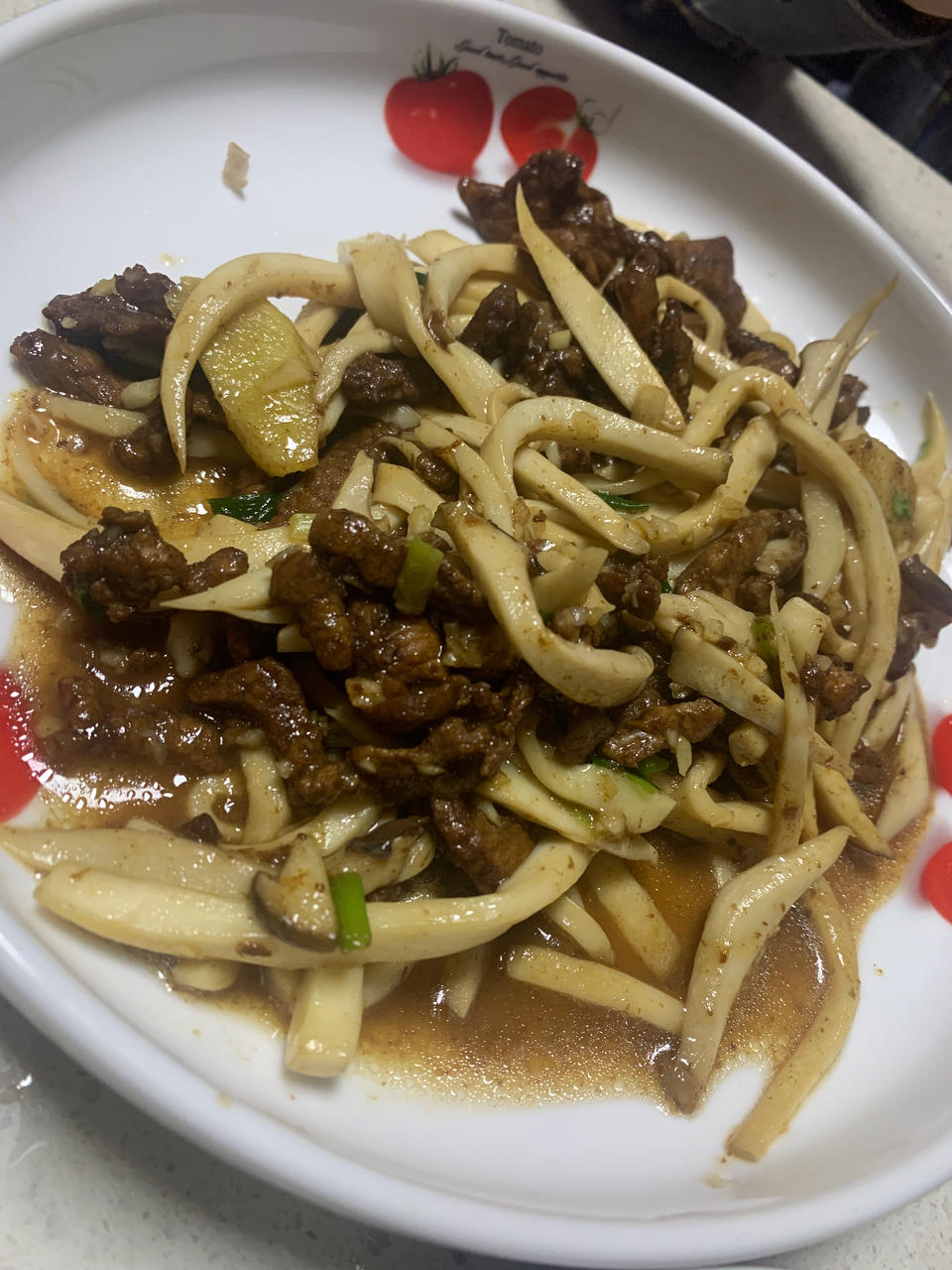 ㊙️零难度！超级下饭的青椒肉丝炒杏鲍菇