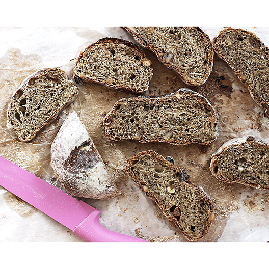 全麦蔓越莓软式欧包（免揉）