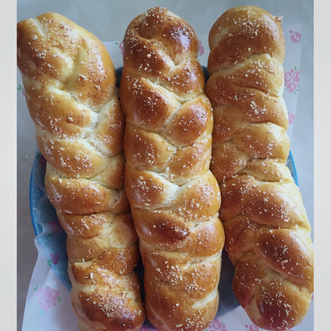 酸奶辫子面包（一次发酵）