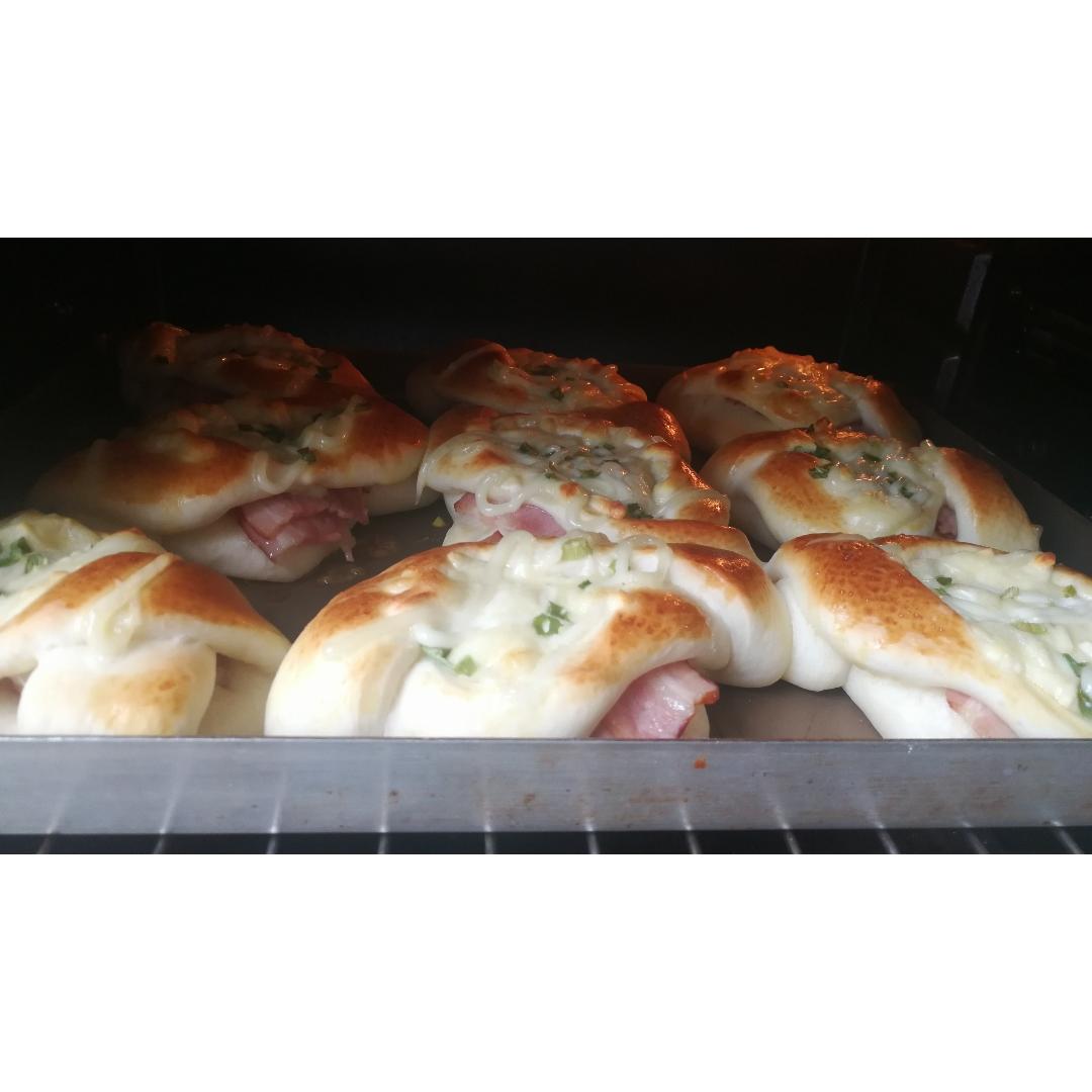 培根芝士折叠包