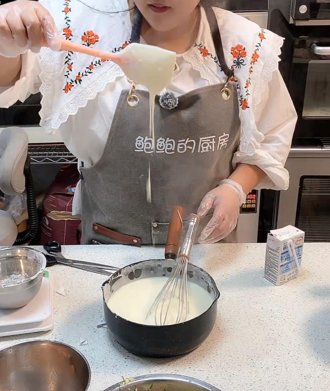 纯奶手撕吐司的做法 步骤1