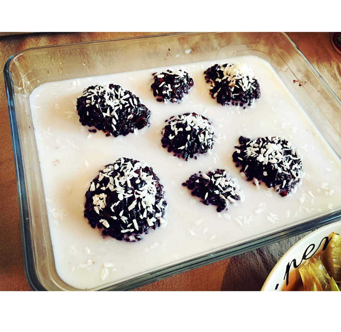 牛奶黑糯米甜甜