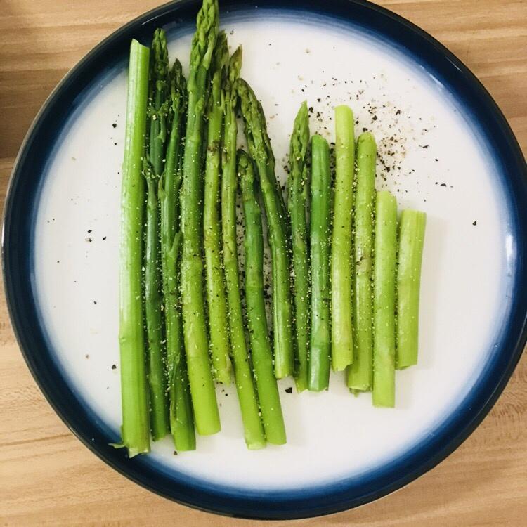 超健康的焖煎芦笋---简单快速营养健康美味