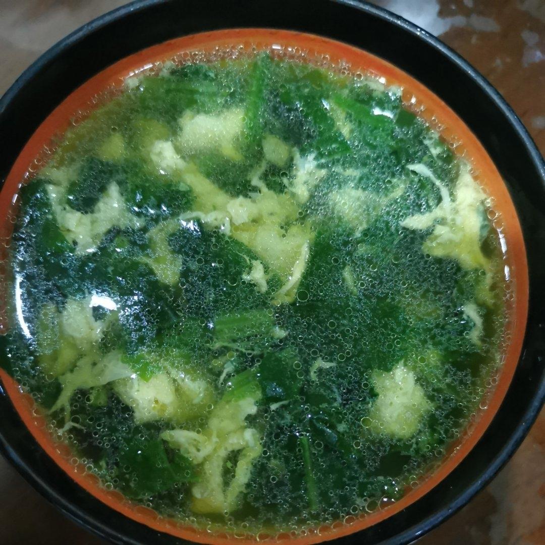 菠菜鸡蛋汤