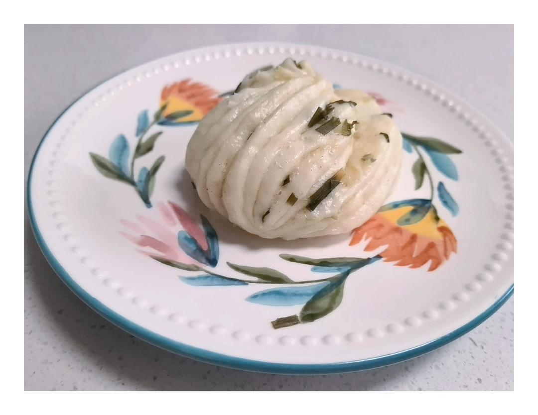 葱油花卷，一根筷子卷出漂亮的造型