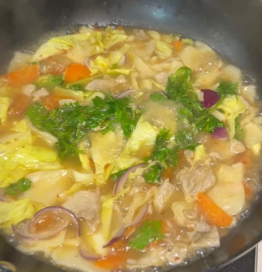 新疆汤饭（揪片子）附揪面片图解