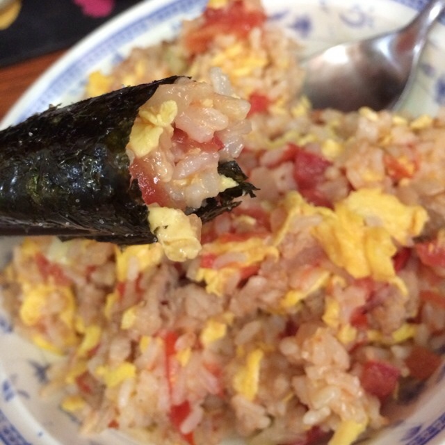 番茄鸡蛋炒饭