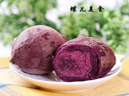 干蒸紫薯的做法