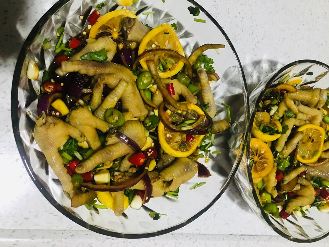 香辣蒜香凉拌爽脆鸡脚