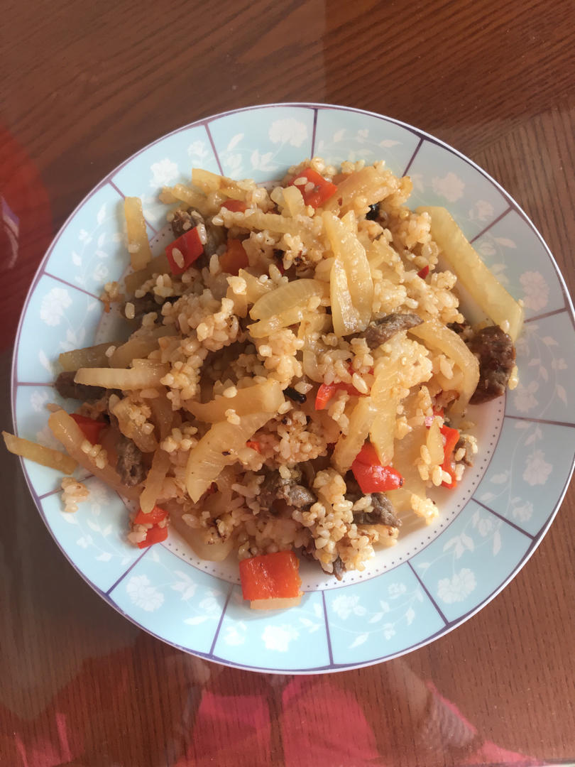 萝卜炒牛肉（超下饭感动哭系列）