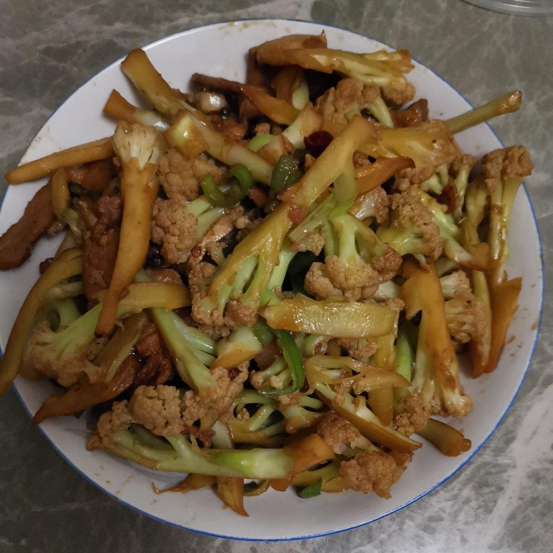 简单版干锅松花菜