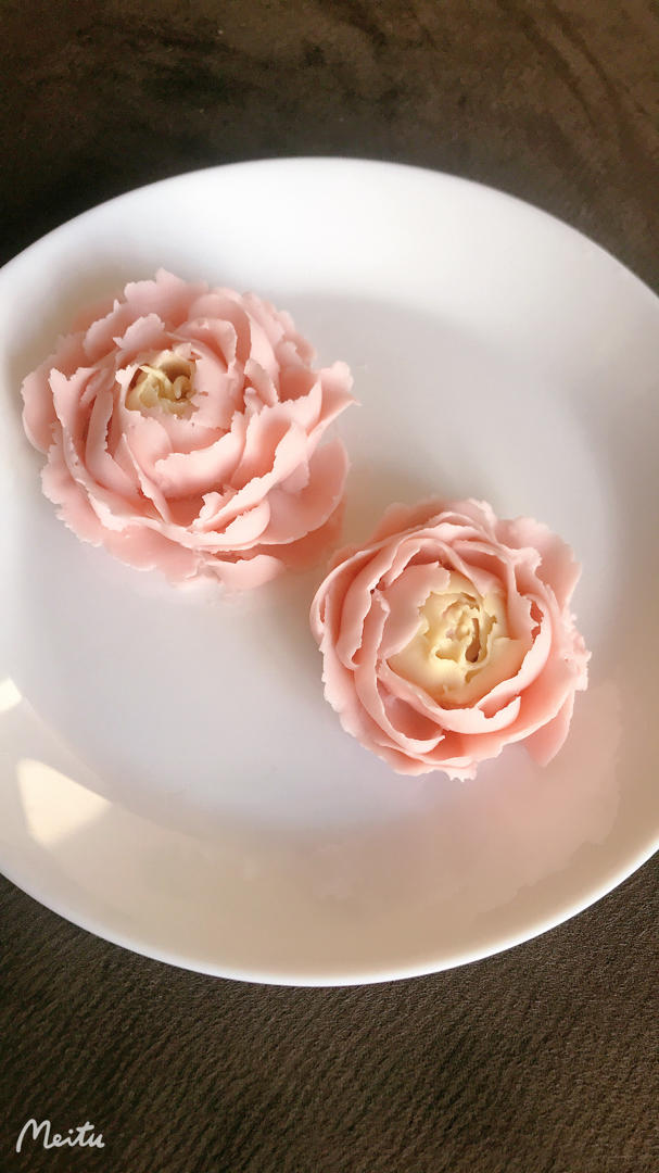 福利大放送！豆沙裱花经典花—牡丹花制作分解图