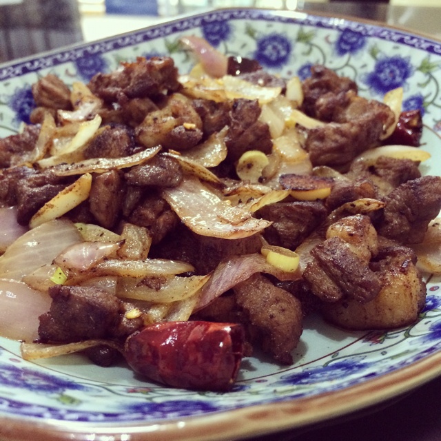 葱爆羊肉