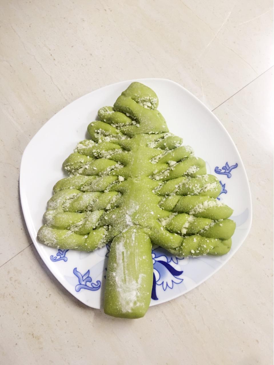 好看又好吃💯椰蓉圣诞树🎄面包