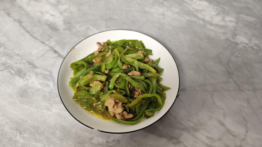 青椒炒肉丝