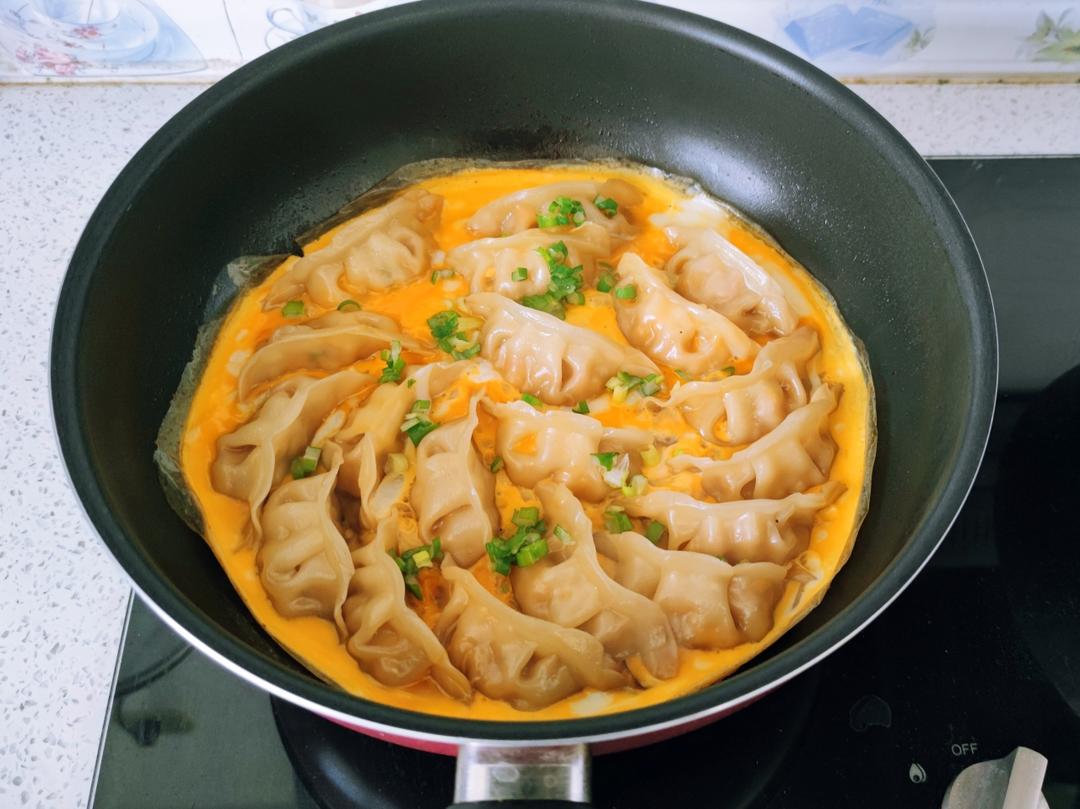 十分钟快手菜抱蛋煎饺（速冻饺子）