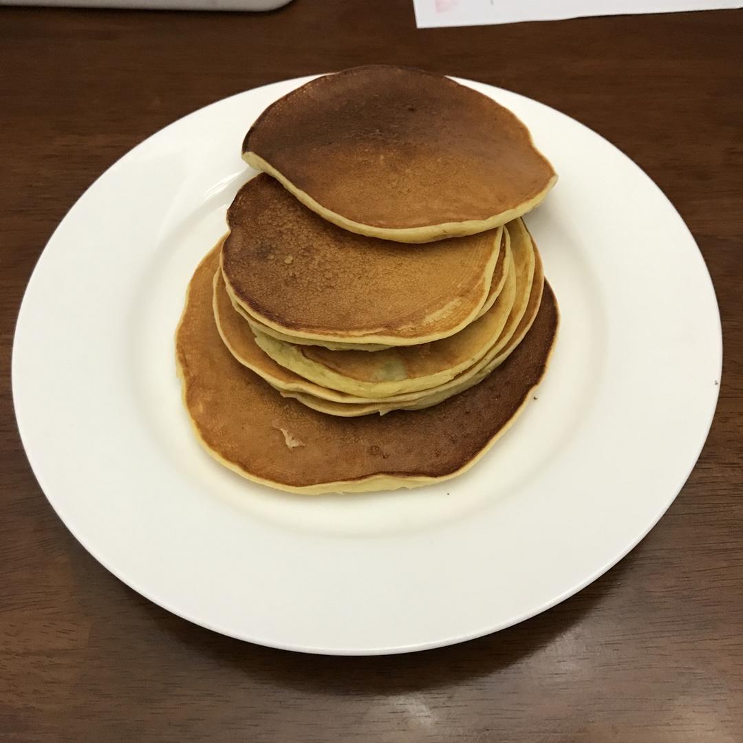 【快手香蕉牛奶松饼】