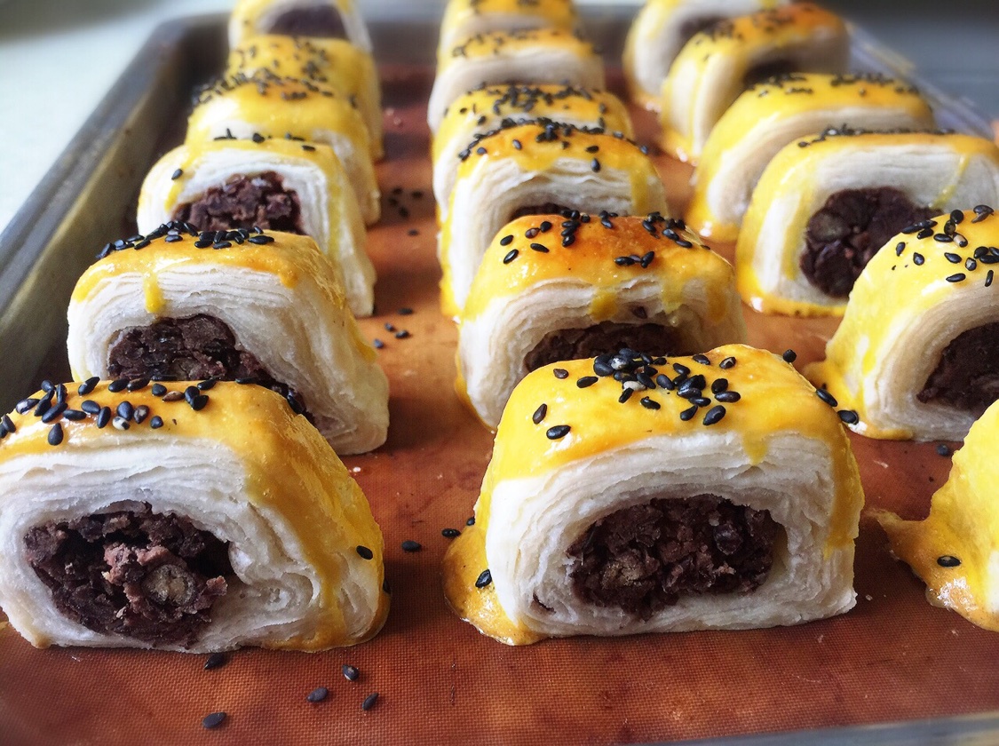 预热中秋之豆沙一口酥