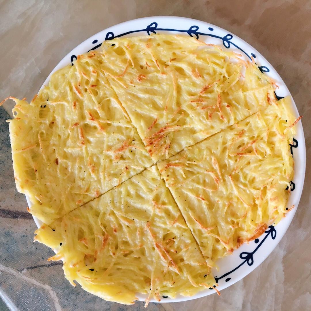 土豆丝鸡蛋饼