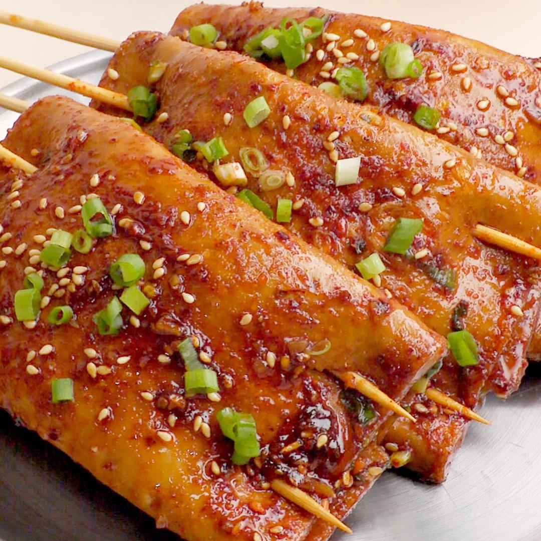 网红烤豆干的做法