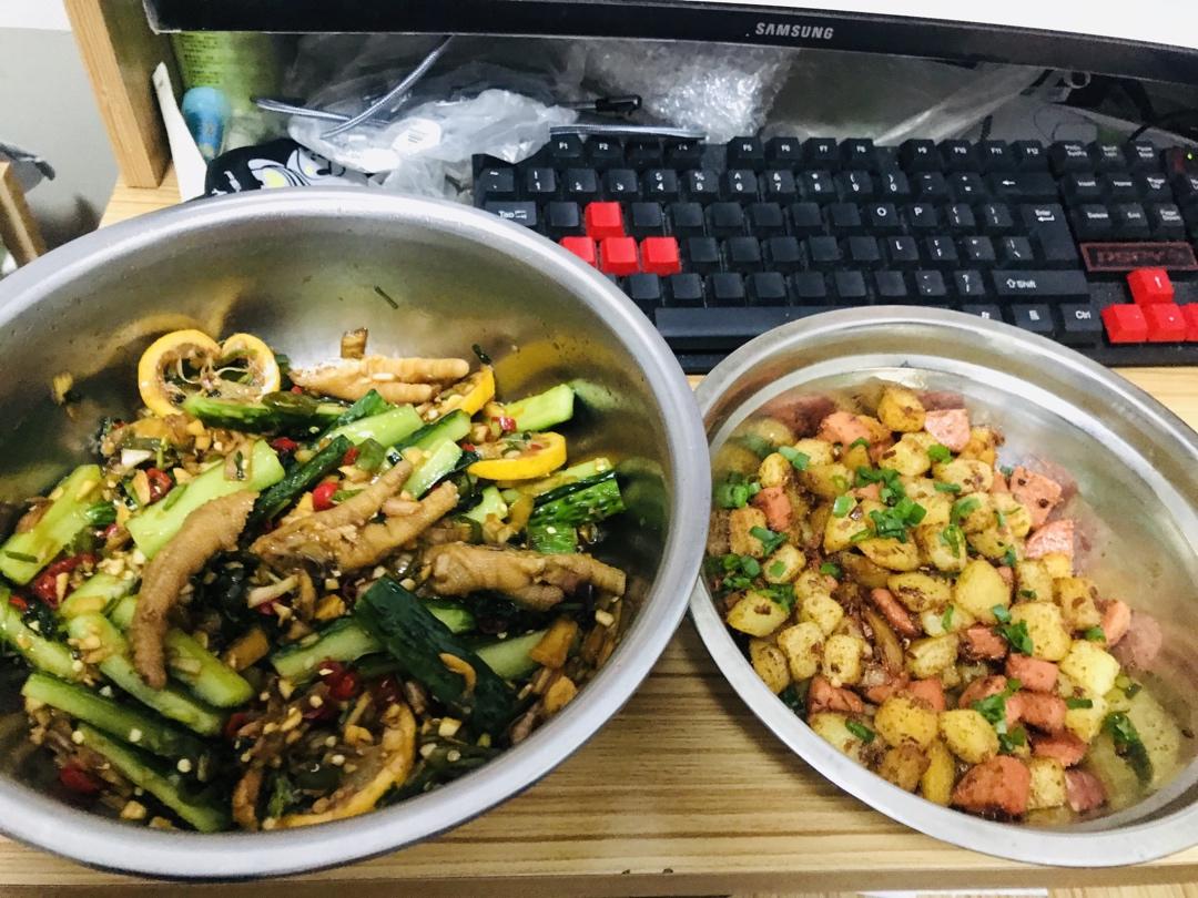 秒杀烧烤摊！好吃到爆炸的孜然土豆火腿