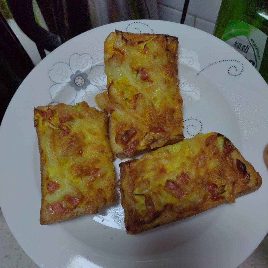 超简单烤芝士吐司 空气炸锅版本