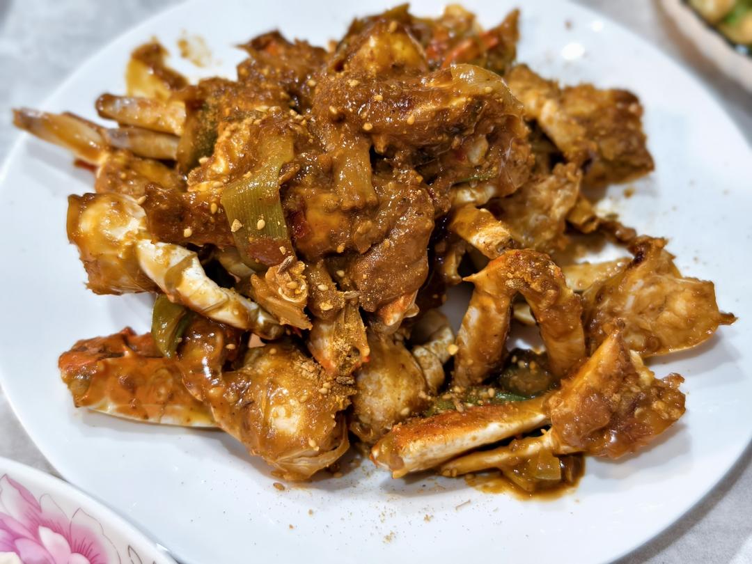 🔥家常快速版炒蟹块