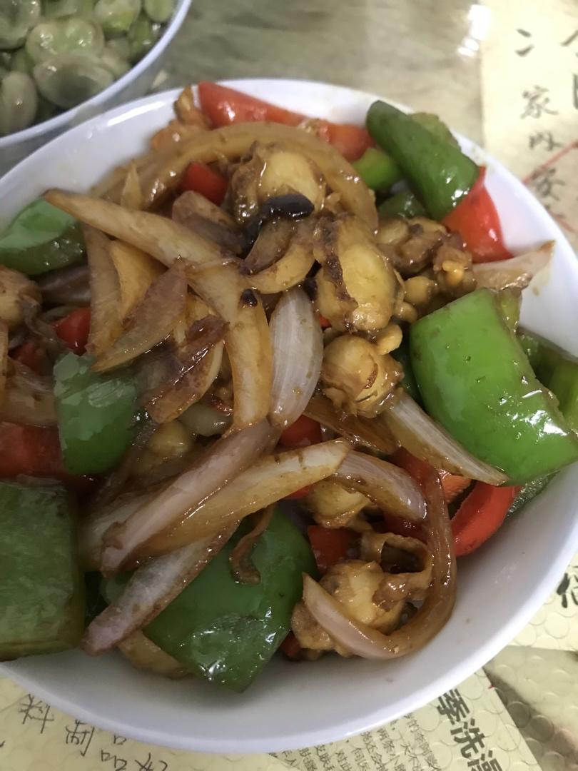 家常小炒扇贝肉