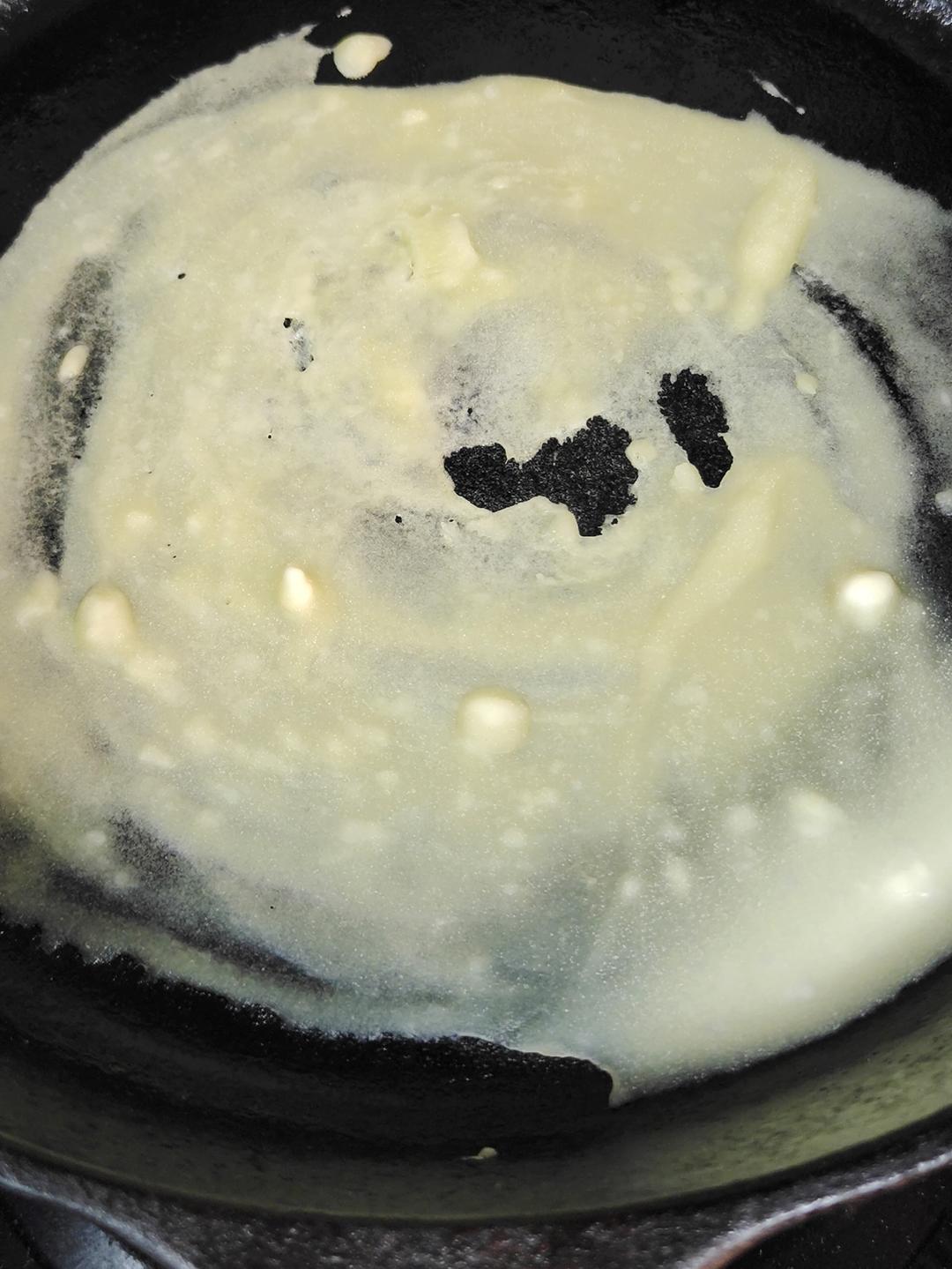 秒杀早餐摊不破皮大煎饼，步骤超详细