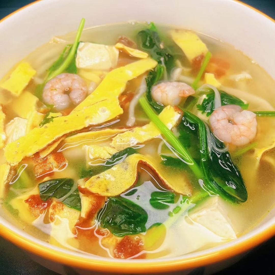 虾仁菠菜汤