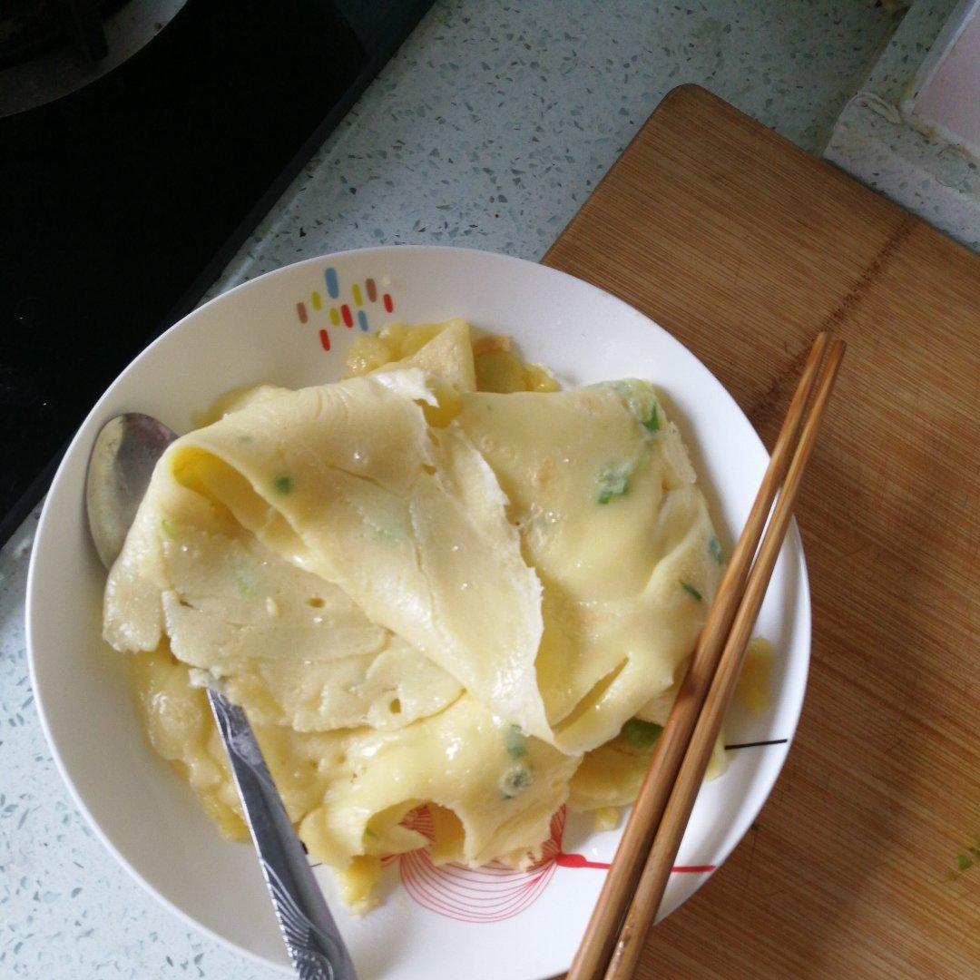 快速早餐鸡蛋葱花饼