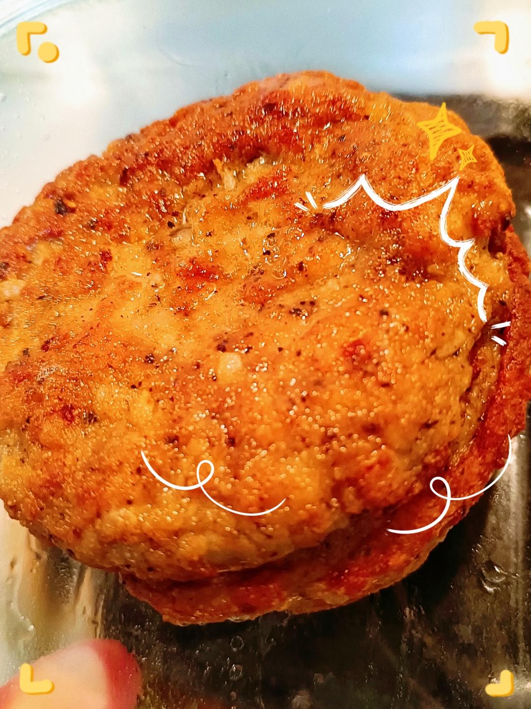 英式松饼牛肉汉堡🍔