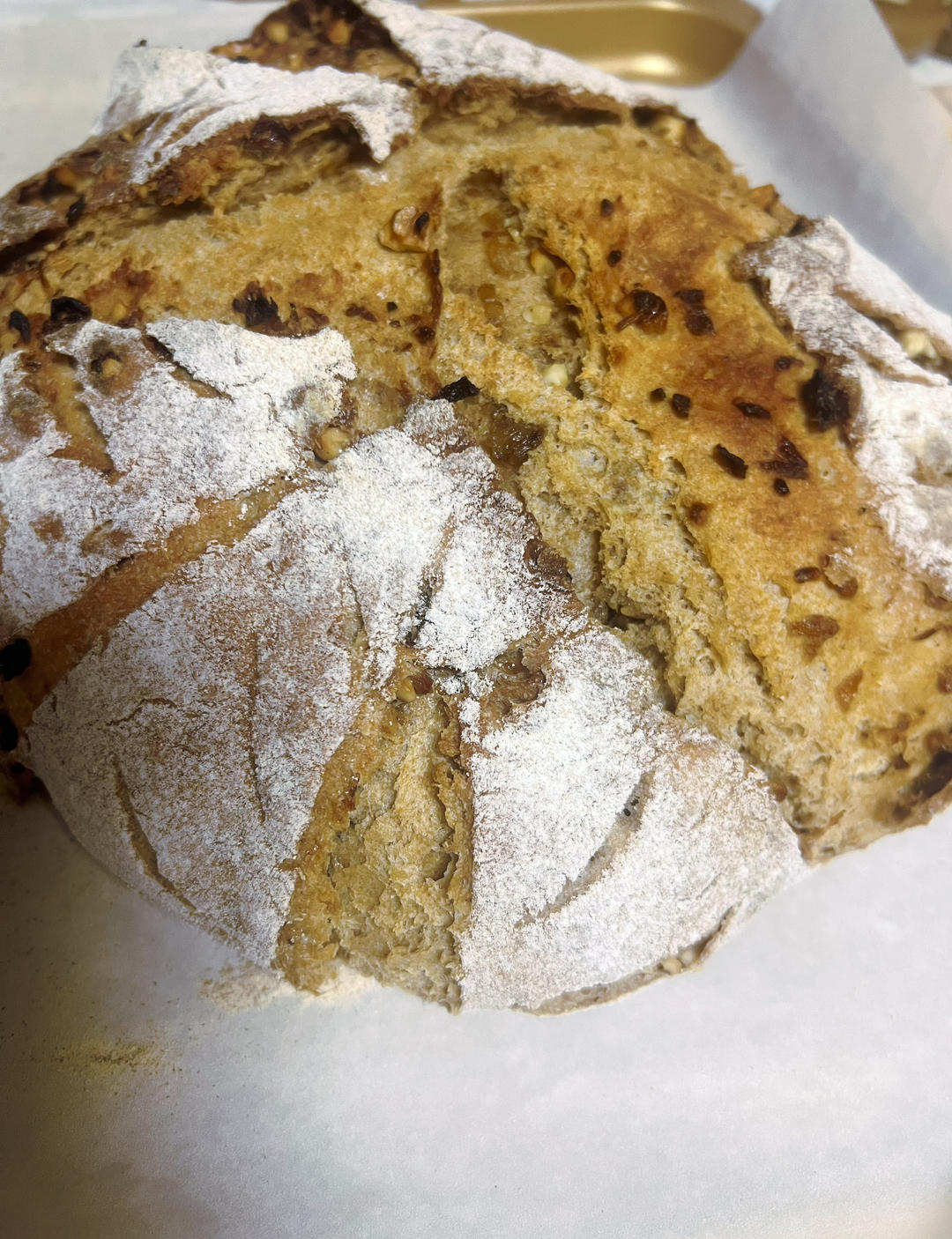 德国婆婆秘方·只多一料·香得上天的全麦核桃蔓越欧包