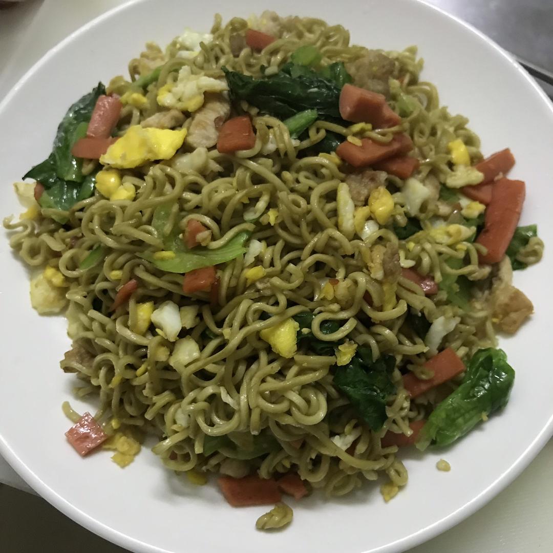炒方便面