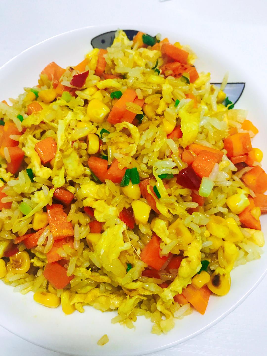 超好吃的蛋炒饭的做法